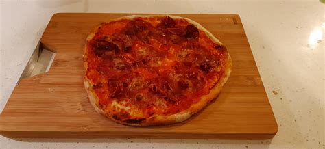1st attempt. Mozzarella, Chorizo, Prosciutto and milano salami. 72 hour