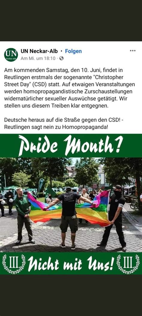 Janka Kluge On Twitter Morgen Findet Der Erste CSD In Reutlingen