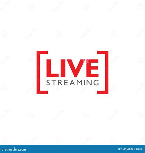 Live Stream Logo Design. Vector Illustration Stock Vector ...