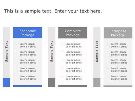 Steps Pricing Powerpoint Template