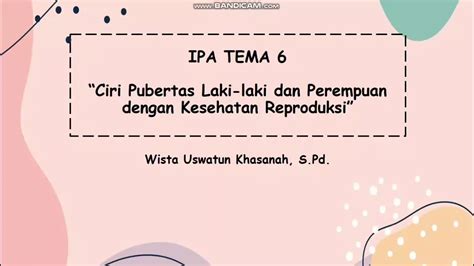 Materi IPA Tema 6 Subtema 1 2 Dan 3 Kelas 6 SD YouTube