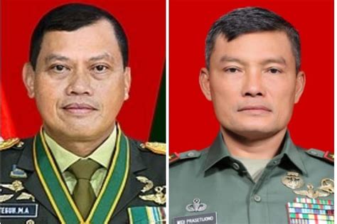 Letjen Dari Satuan Kopassus Di Mabes Tni Ad Di Antaranya Eks