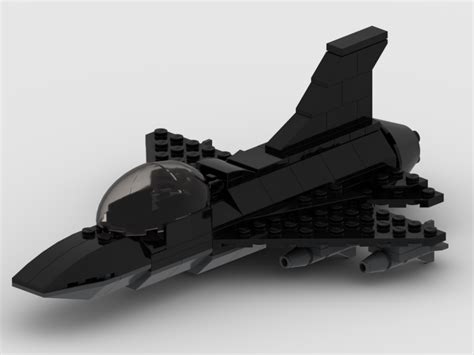 Lego Moc Fighter Jet By Wyatt0911 Rebrickable Build With Lego