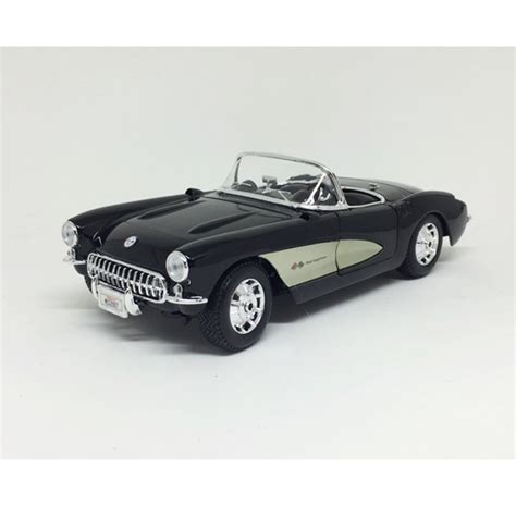 Miniatura Carro Chevrolet Corvette 1957 1 18 Maisto