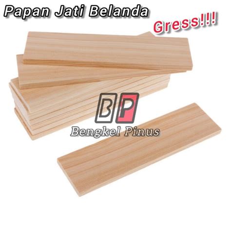 Jual Kayu Papan Pinus Jati Belanda Sudah Amplas Halus Tinggal Pakai