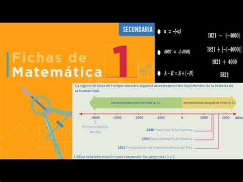 Fichas de Matemática 1 Secundaria 2023 Página 59 Operaciones con