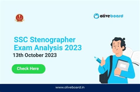 Ssc Stenographer Exam Analysis Th October Detailed Analysis