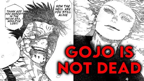 Gojo Might Be Alive Jjk Spoilers Jjk Jjk Gojo