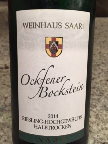 Moselland Riesling Hochgew Chs Halbtrocken Ockfener Bockstein Vivino