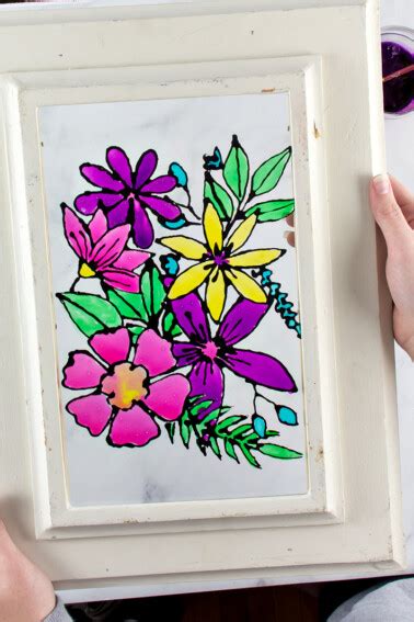 Easy And Beautiful Faux Stained Glass Painting Art For Kids • Kids