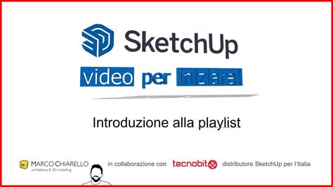 Introduzione Alla Playlist Sketchup Per Iniziare Youtube