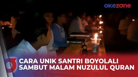 Sambut Malam Nuzulul Quran Ratusan Santri Di Boyolali Ngaji Dengan