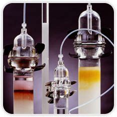 In column chromatography, the mixture is loaded into a column filled ...