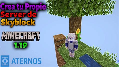 Como Crear Un Server Skyblock En Minecraft Youtube