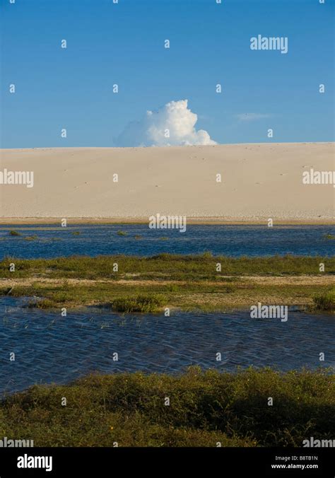 Landscape In Atins Len Ois Maranhenses Park Maranhao State