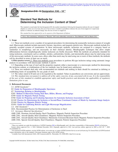 Astm E E Standard Test Methods For Determining The Inclusion