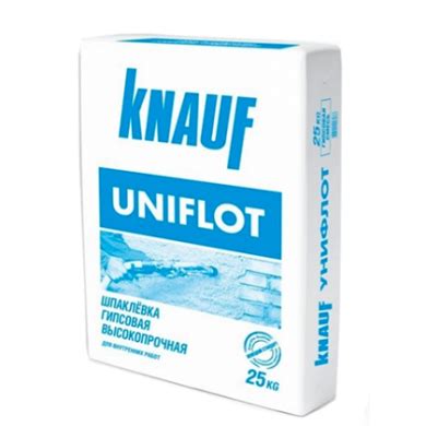 Шпаклевка Унифлот, 5 кг Knauf (Кнауф) самая низкая цена на Шпаклевка ...