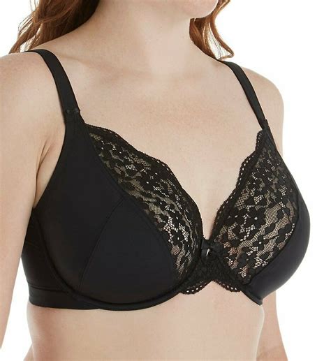 Olga Rich Black Lace Escape Bra Us 38c Bras And Bra Sets