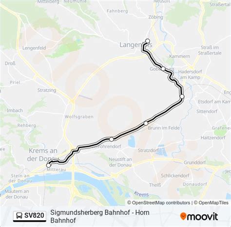 Sv Route Schedules Stops Maps Langenlois Bahnhof Updated