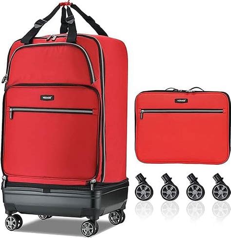 Verage Expandable Foldable Luggage Collapsible Rolling Travel Duffel