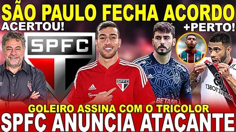 AGORA É OFICIAL REFORÇO NO SPFC VAI ANUNCIAR 3 NOVO GOLEIRO