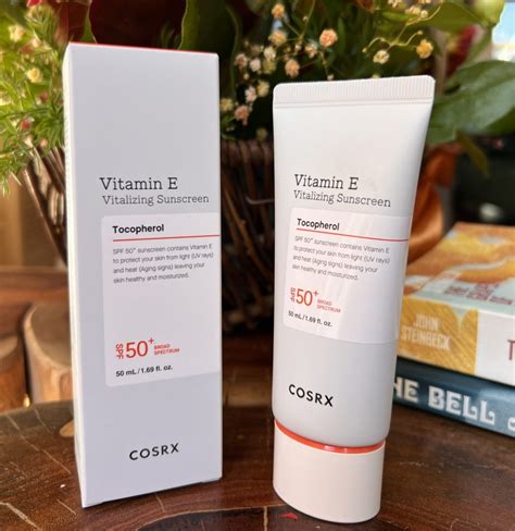 COSRX Vitamin E Vitalizing Sunscreen Beware Of The Shine