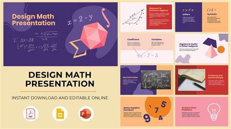 Design Math Presentation in PowerPoint, PDF, Google Slides - Download | Template.net