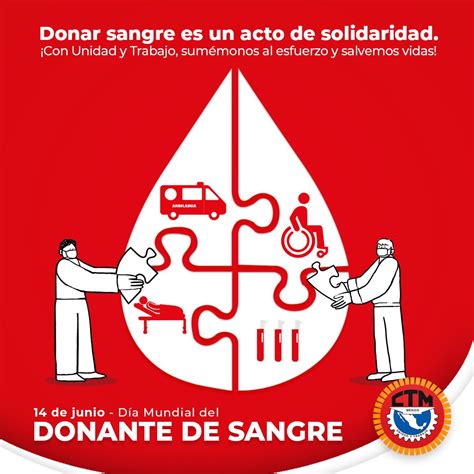 Ctm Nacional On Twitter Donar Sangre Es Un Acto De Solidaridad Con