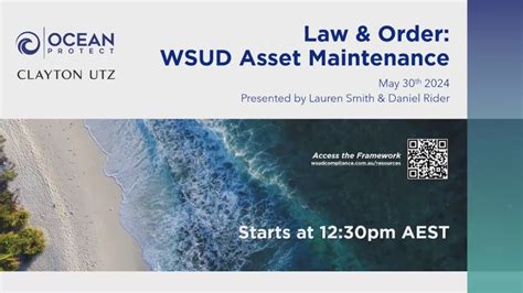 Law And Order Wsud Asset Maintenance Youtube