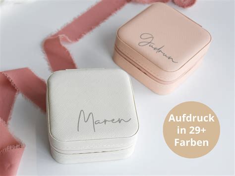 Personalisierte Schmuckbox Schmuckk Stchen Mit Namen Etsy De