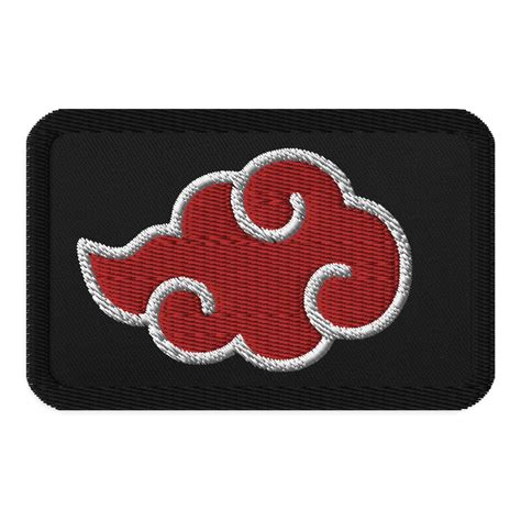 Naruto Akatsuki Patch Etsy