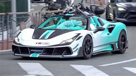 880HP 1 OF 1 Mansory Ferrari F8XX Spider Tempesta Turchese INSANE