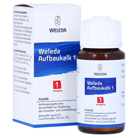 WELEDA Aufbaukalk 1 Pulver 45 Gramm kaufen | medpex