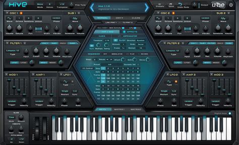 U He Hive Skin For Vst Plugin Synthesizer On Behance