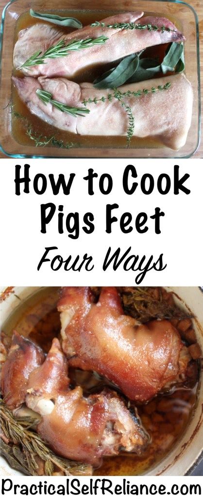 How To Cook Pigs Feet