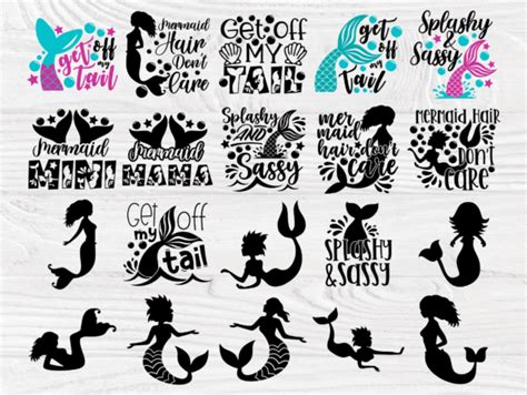 30 Mermaid Svg Bundle Cut Files For Cricut Rnosa Ltd 8svg