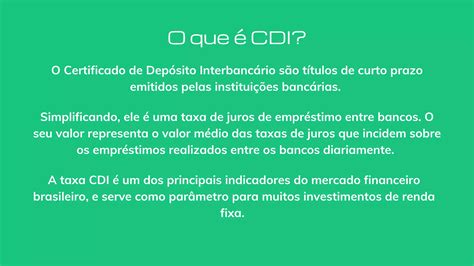 Como Calcular Cdi Para Investir Melhor Valorizei