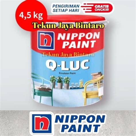 Jual CAT TEMBOK QLUC 4 5 KG KHUSUS GOSEND GRAB Q Luc NIPPON PAINT