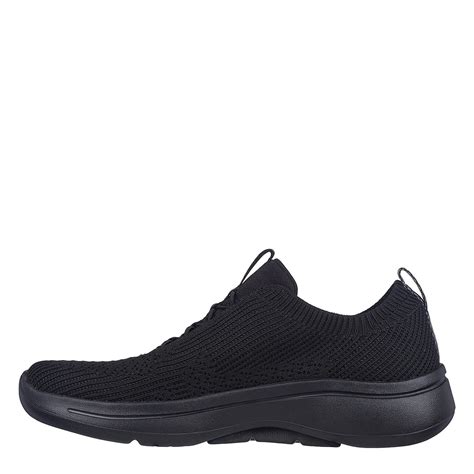 Skechers Go Walk Arch Fit Crystal Waves Black Sportsdirect