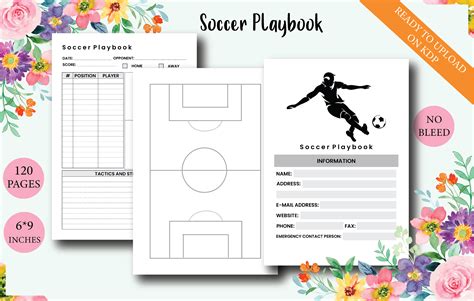 Soccer Playbook KDP Interior Graphic by kdp supervise · Creative Fabrica