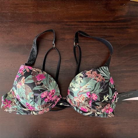 Victoria S Secret Swim Victorias Secret Very Sexy Shine Strap Swim Bikini Top Add Cups