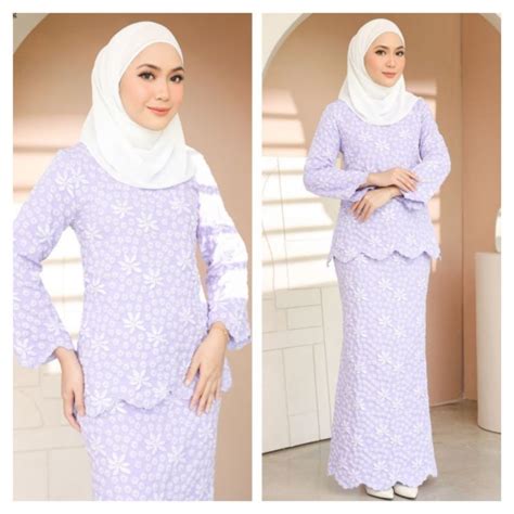 Thea Ironless Lace Kurung Sedondon Thea D Kurung Modern Mini