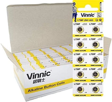 Pack Vinnic L F Lr Ag V Alkaline Amazon De Elektronik Foto