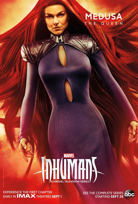 Marvels Inhumans Poster Reveals Serinda Swan As Medusa Collider