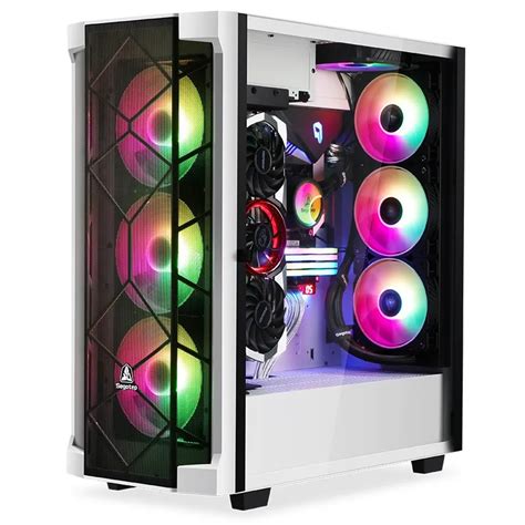 Segotep T Pc Cabinet Gaming Pc Case Acrylique Transparent Case Mid