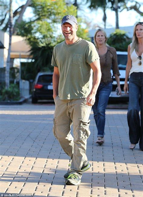 Aaron Eckhart Keeps It Casual As He Takes A Leisurely Stroll With A Mystery Brunette In Malibu