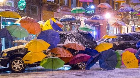 Wausaus Umbrellas Tumble Down After First Snow