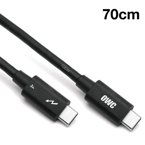 国内正規品 OWC Thunderbolt 4 USB C Cable OWC サンダーボルト 4 USB C ケーブル 0