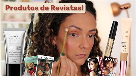 Make Produtos De Revista Tutorial De Maquiagem Avon Eudora