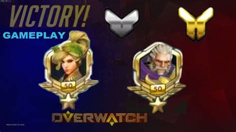 Overwatch Victory For Mercy And Reinhard Friends Gameplay Silver And